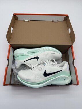 New Nike Structure 26 Wide Shoes Womens Size 9 White Green Running HQ2589 100